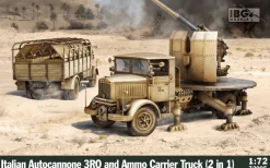 IBG Models 1/72 Lancia 3Ro Autocannone Truck with Ammo Carrier Truck