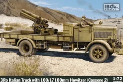 IBG Models 1/72 Lancia 3Ro Truck with 100/17 100mm Howitzer (Cassone 2)