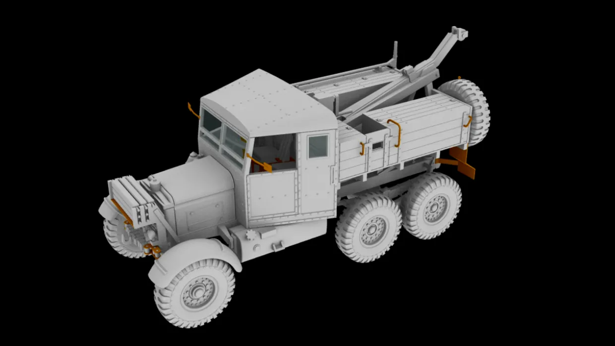 IBG Models 1/72 Scammell Pioneer SV/2S Heavy Breakdown Tractor Model Kit