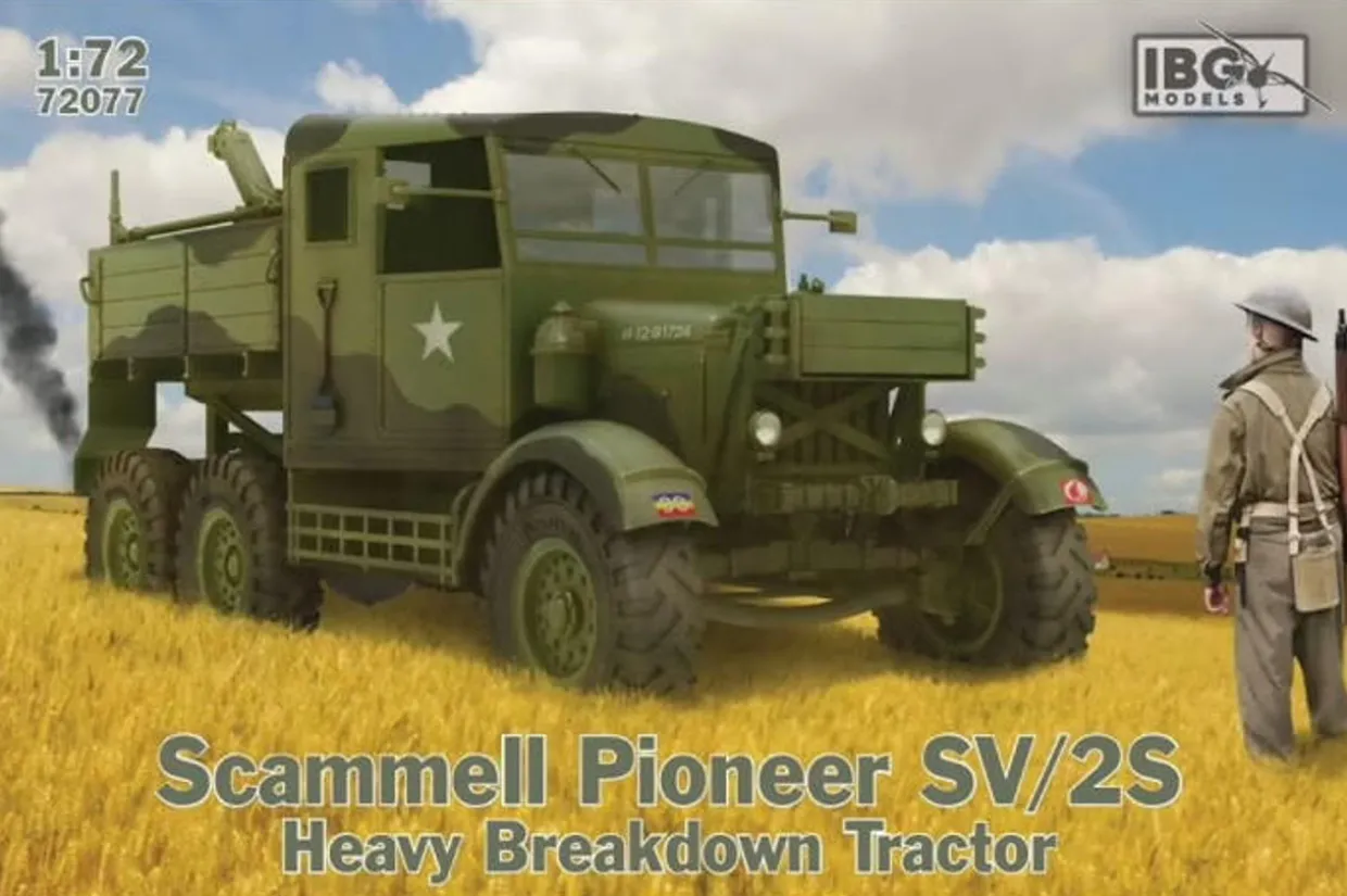 IBG Models 1/72 Scammell Pioneer SV/2S Heavy Breakdown Tractor Model Kit