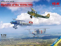 ICM 1/72 Biplanes of the 1930s-1940s Model Kit
