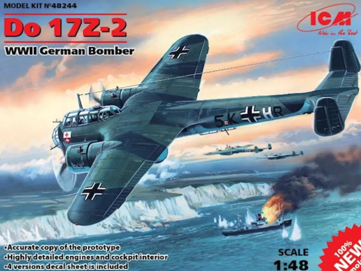 ICM 1/48 Dornier Do 17Z-2 Bomber Model Kit