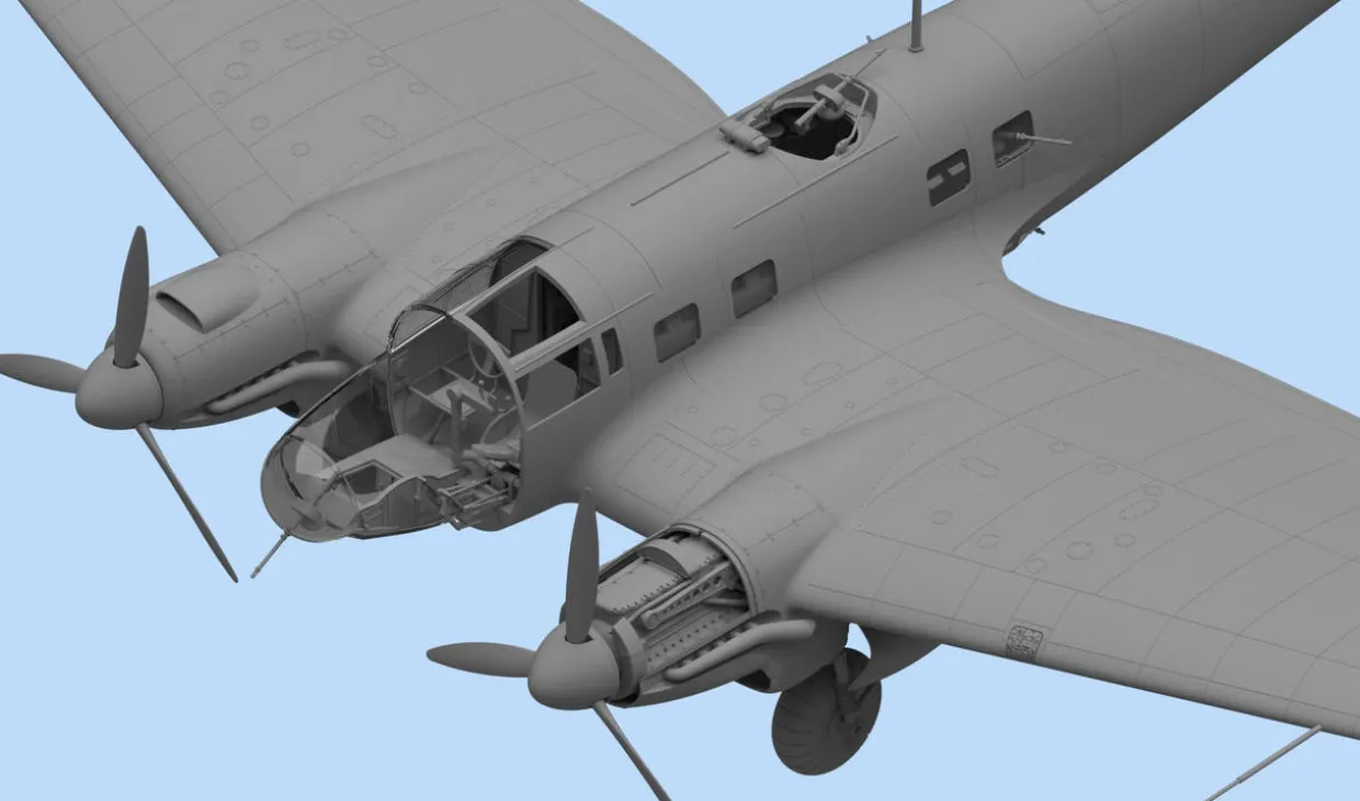 ICM 1/48 Heinkel He 111H-3 Model Kit