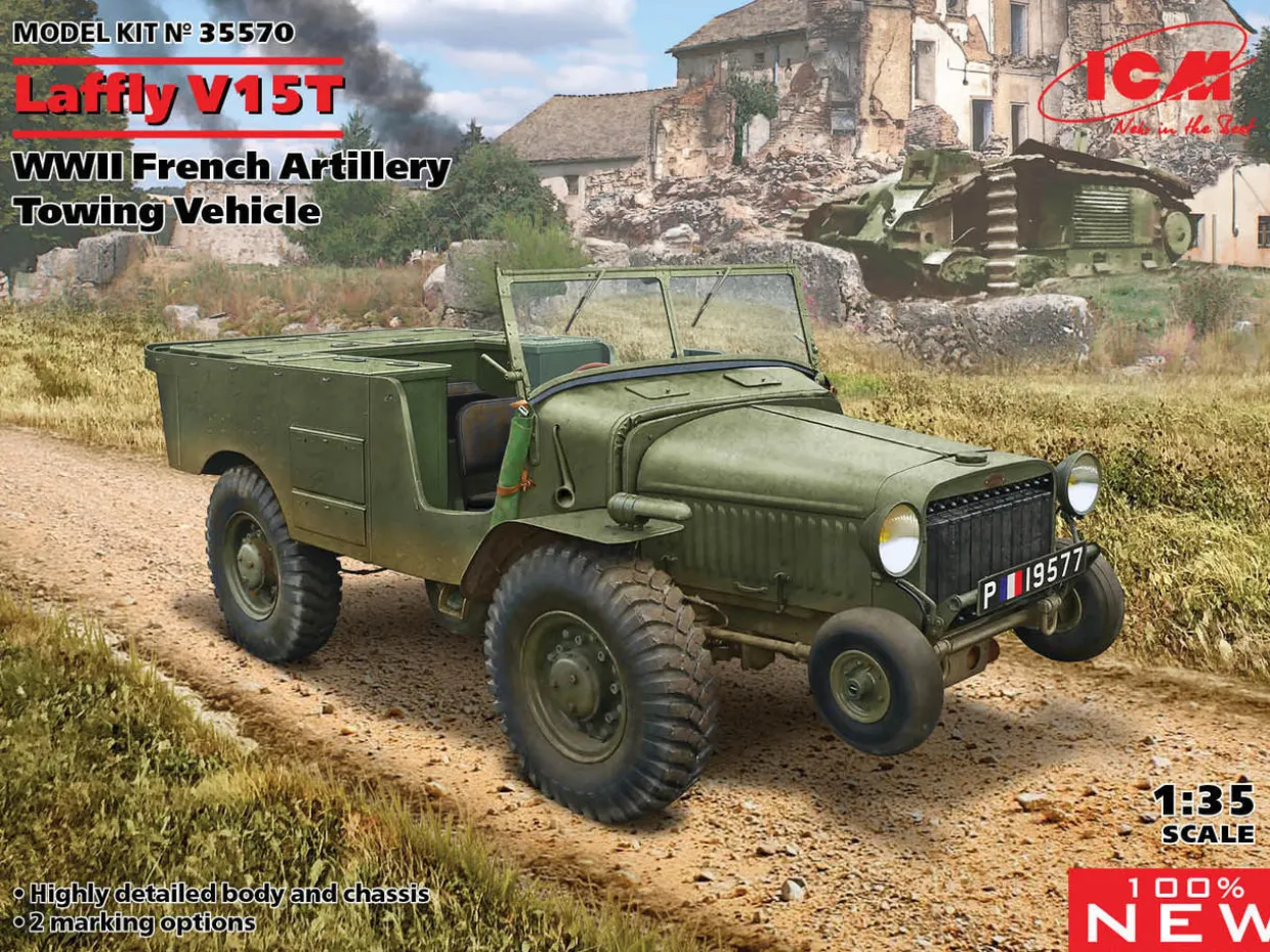 ICM 1/35 Laffly V15T French Towing Vehicle