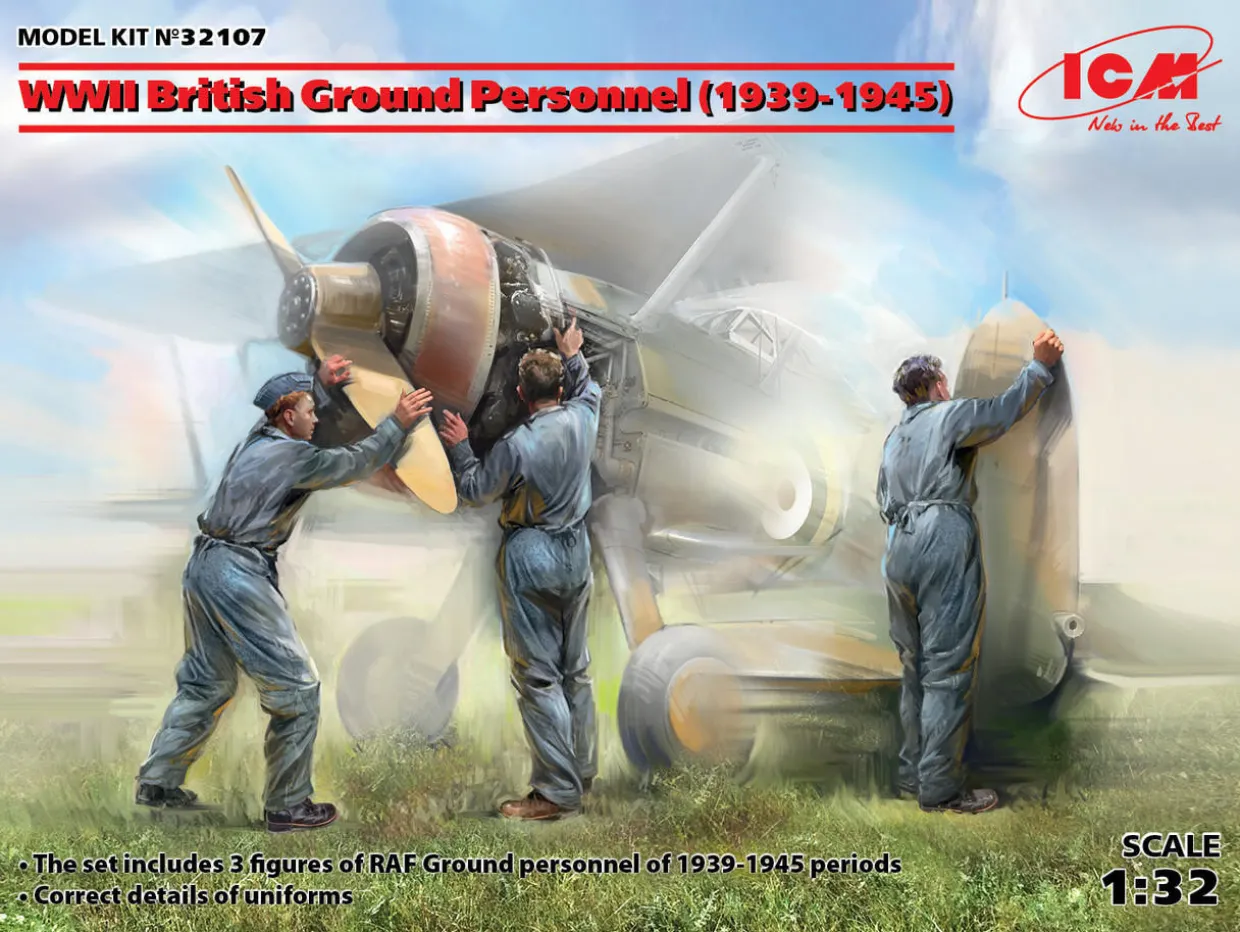 ICM 1/32 WWII British Ground Personnel 1939-1945