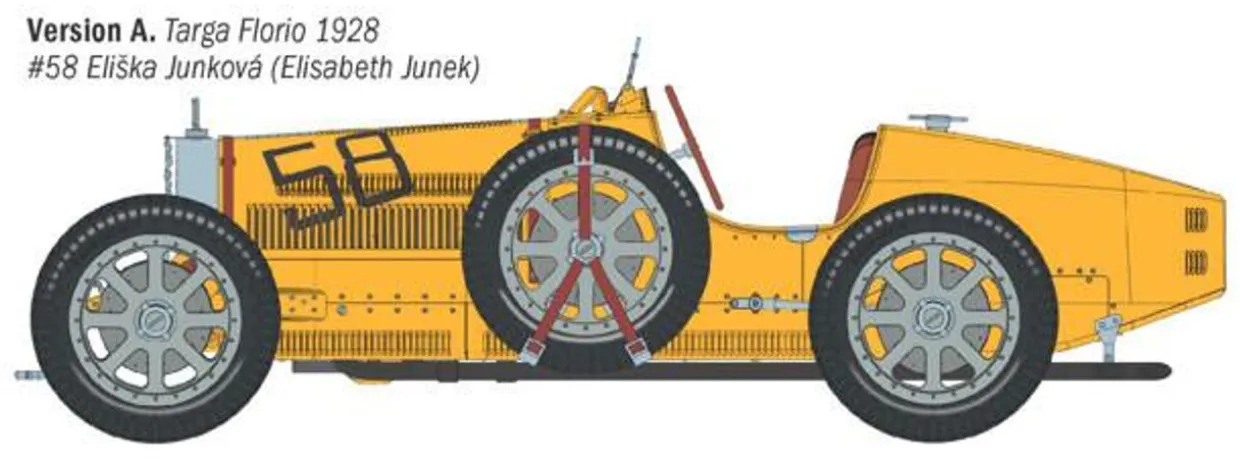 Italeri 1/12 Bugatti Type 35B - Targa Florio '28 / Monaco GP '30