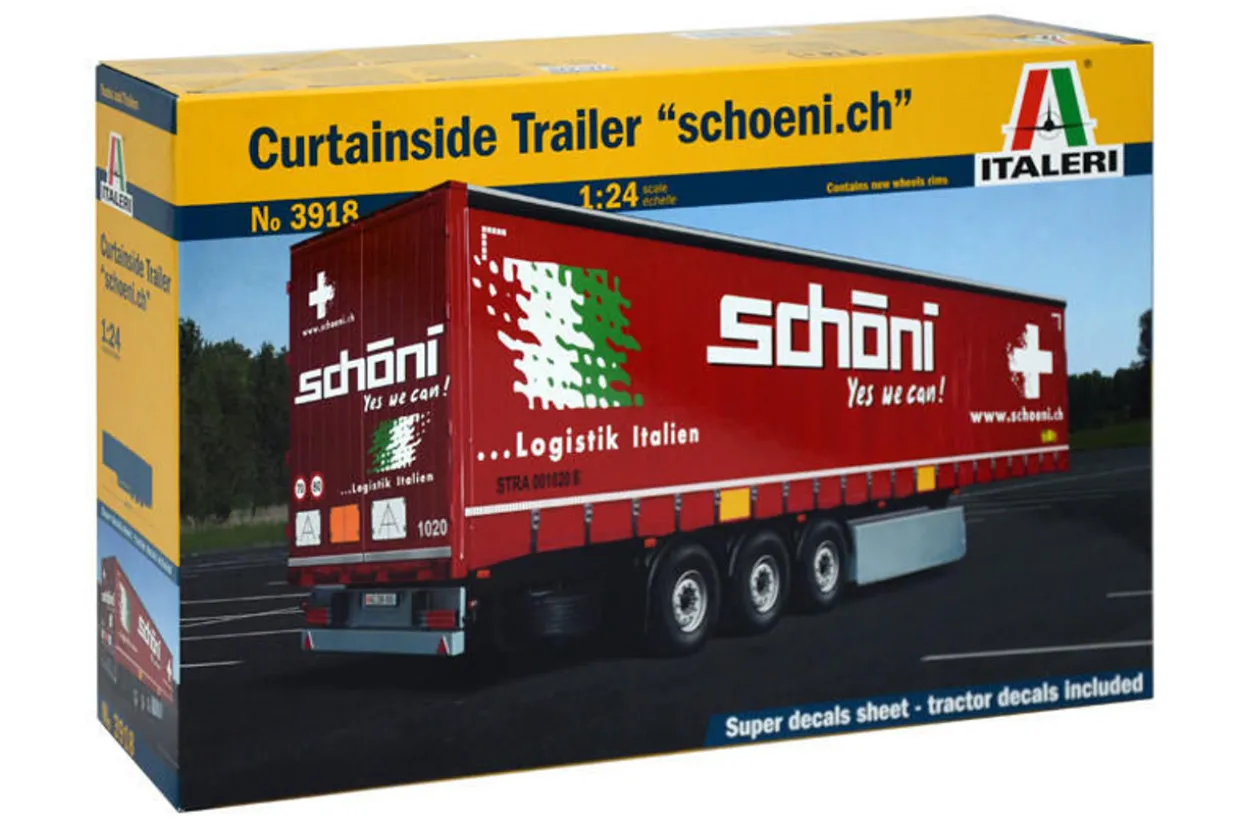 Italeri 1/24 Curtainside Trailer
