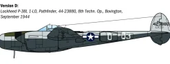 Italeri 1/48 Lockheed P-38J E.T.O. Lightning