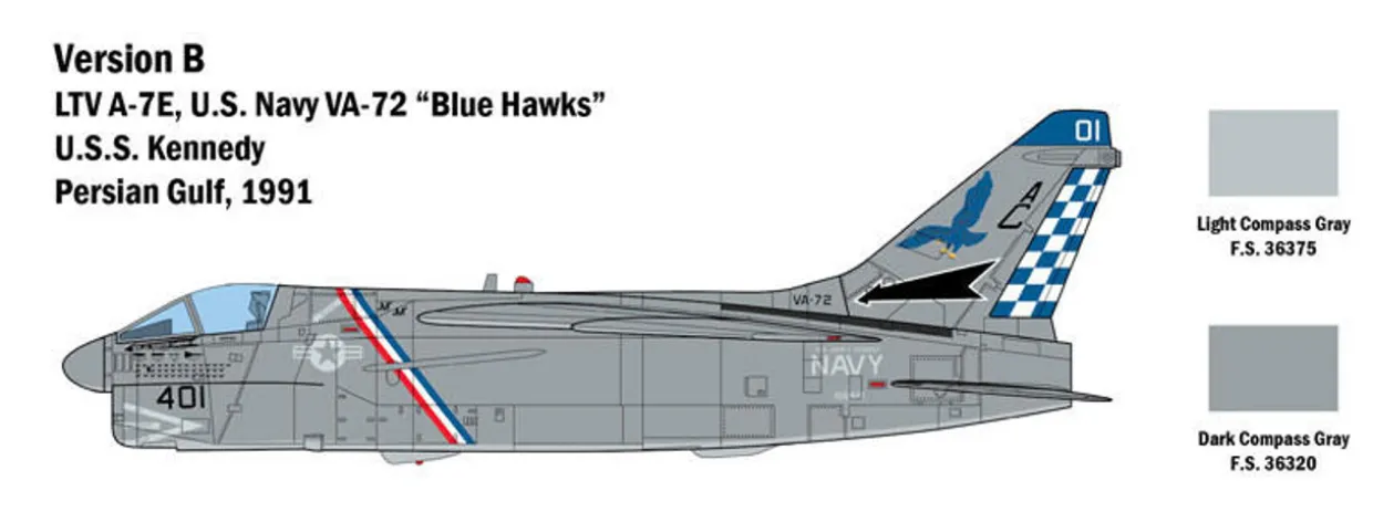 Italeri 1/48 LTV A-7E Corsair II
