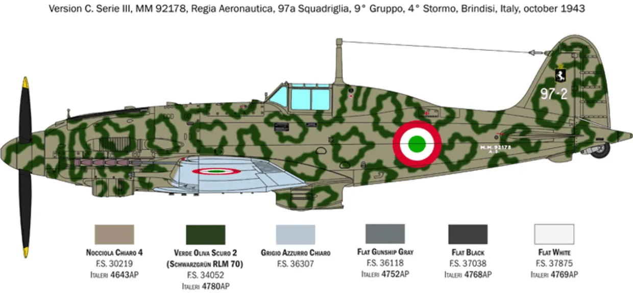 Italeri 1/32 Macchi MC.205 Veltro