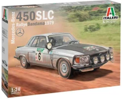 Italeri 1/24 Mercedes 450 SLC Rallye Bandama 1979