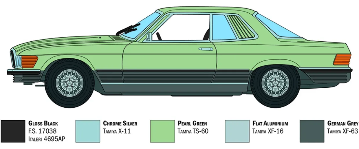 Italeri 1/24 Mercedes-Benz 500 SLC