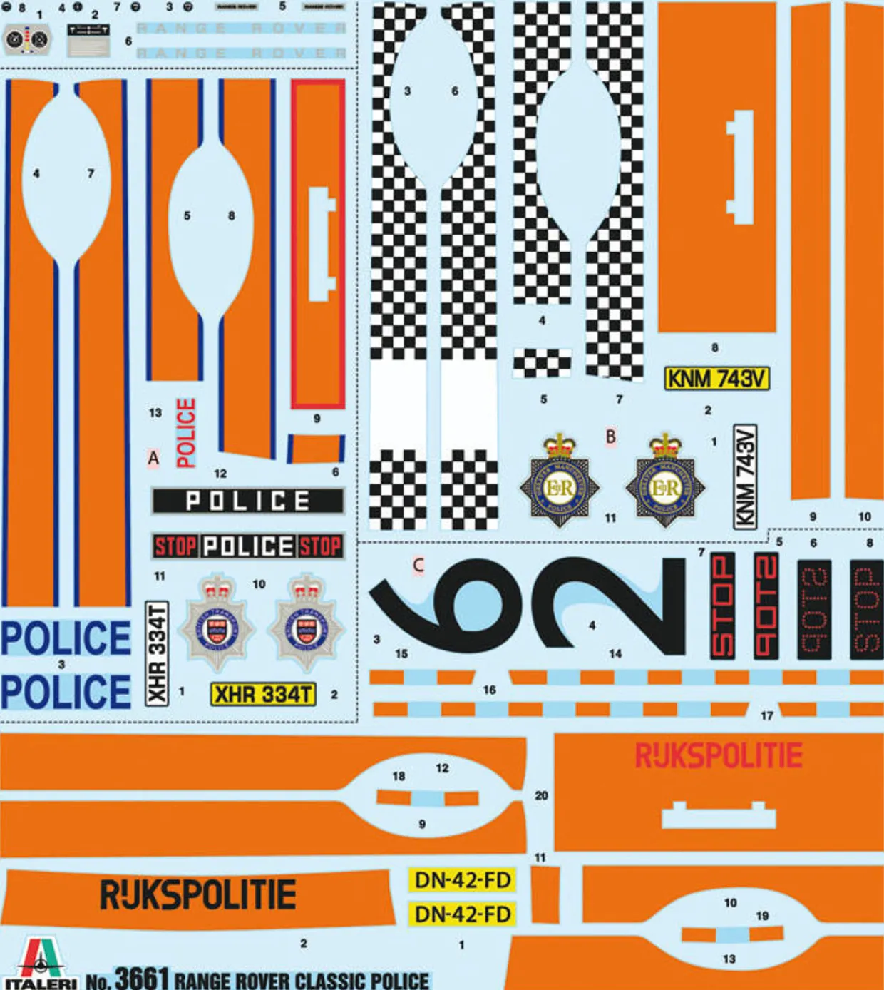 Italeri 1/24 Police Range Rover
