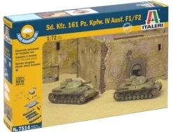 Italeri 1/72 Pz.Kpfw.IV Ausf.F1/F2 Panzer IV Fast Assembly Model Kit