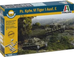 Italeri 1/72 Pz.Kpfw.VI Ausf.E Tiger Fast Assembly Model Kit