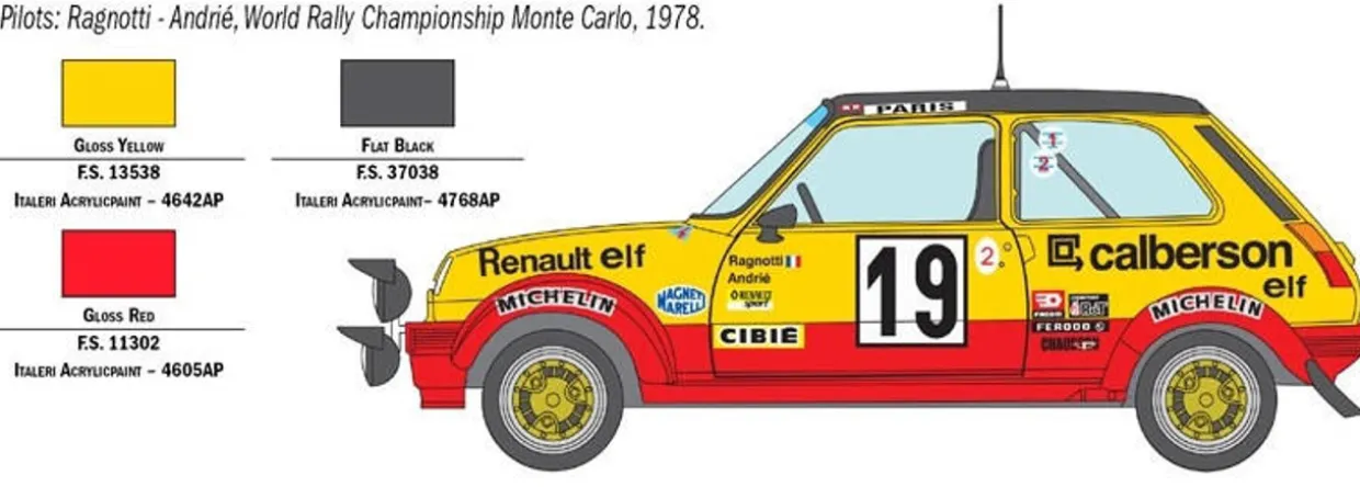 Italeri 1/24 Renault R5 Rally