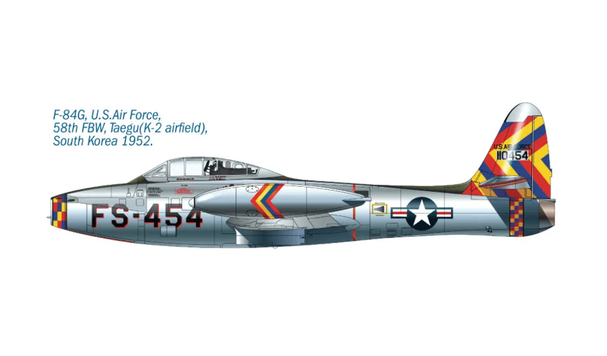 Italeri 1/72 Republic F-84E/G Thunderjet