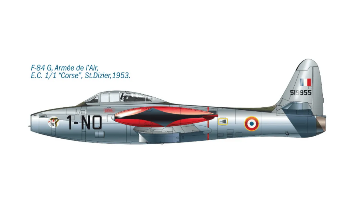 Italeri 1/72 Republic F-84E/G Thunderjet