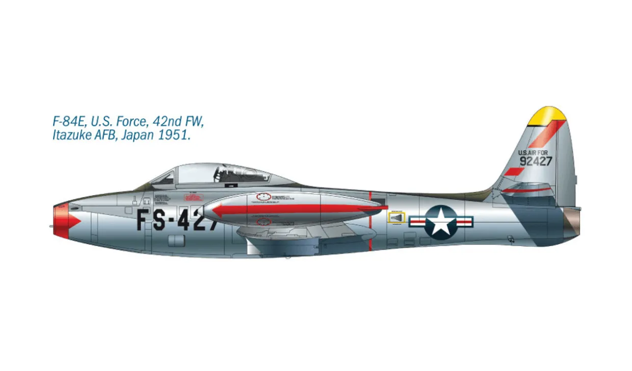 Italeri 1/72 Republic F-84E/G Thunderjet