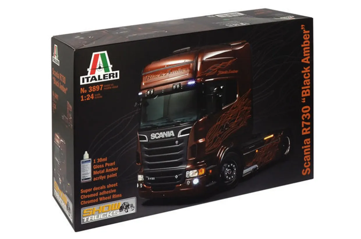 Italeri 1/24 Scania R Black Amber