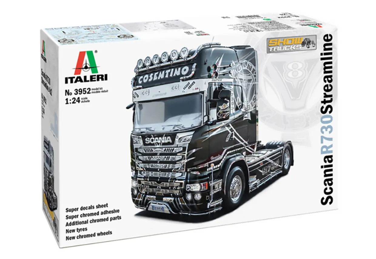 Italeri 1/24 Scania R730 Streamline Show Truck