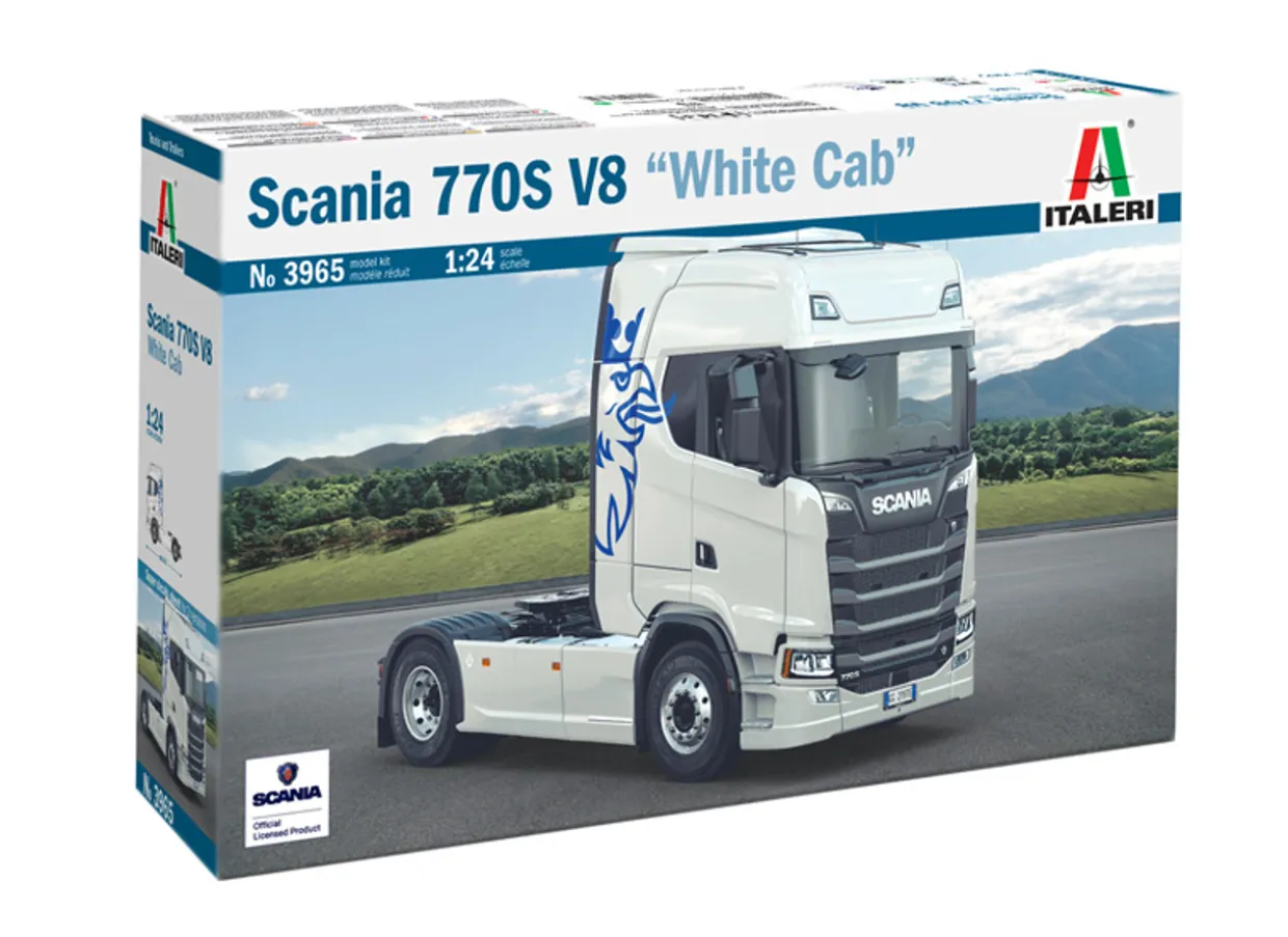 Italeri 1/24 Scania 770S V8 White Cab
