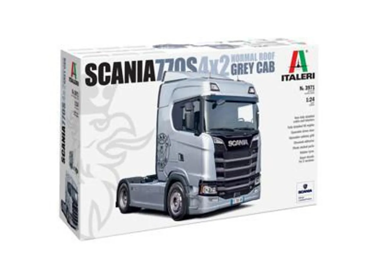 Italeri 1/24 Scania S770 4x2 Normal Roof "Grey Cab"