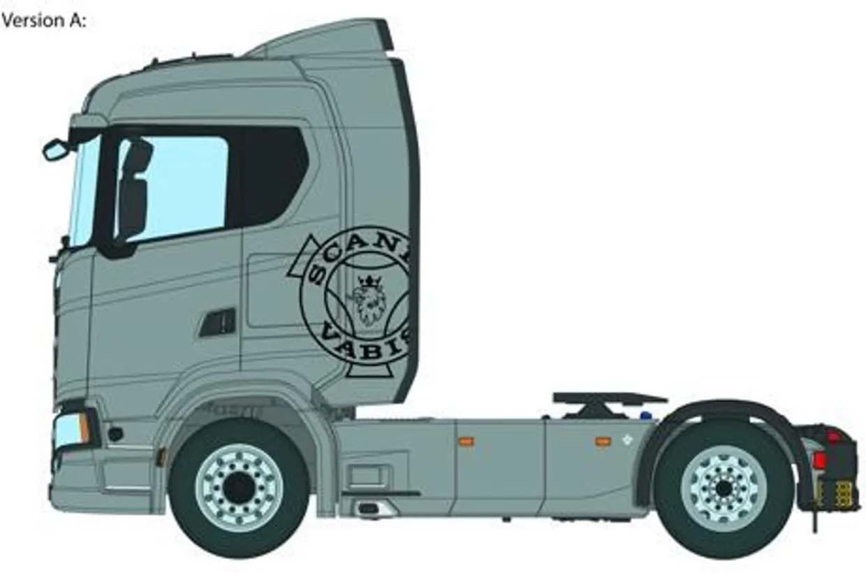 Italeri 1/24 Scania S770 4x2 Normal Roof "Grey Cab"