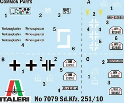 Italeri 1/72 Sd.Kfz.251/10 3.7 cm PaK