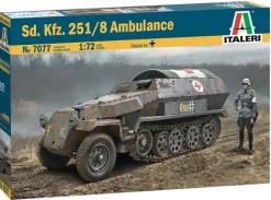 Italeri 1/72 Sd.Kfz.251/8 Half-track Ambulance Model Kit