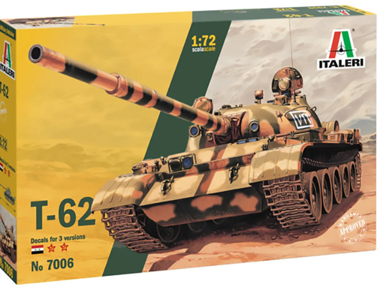 Italeri 1/72 T-62 Model Kit