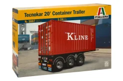 Italeri 1/24 Teknocar 20' Container Trailer
