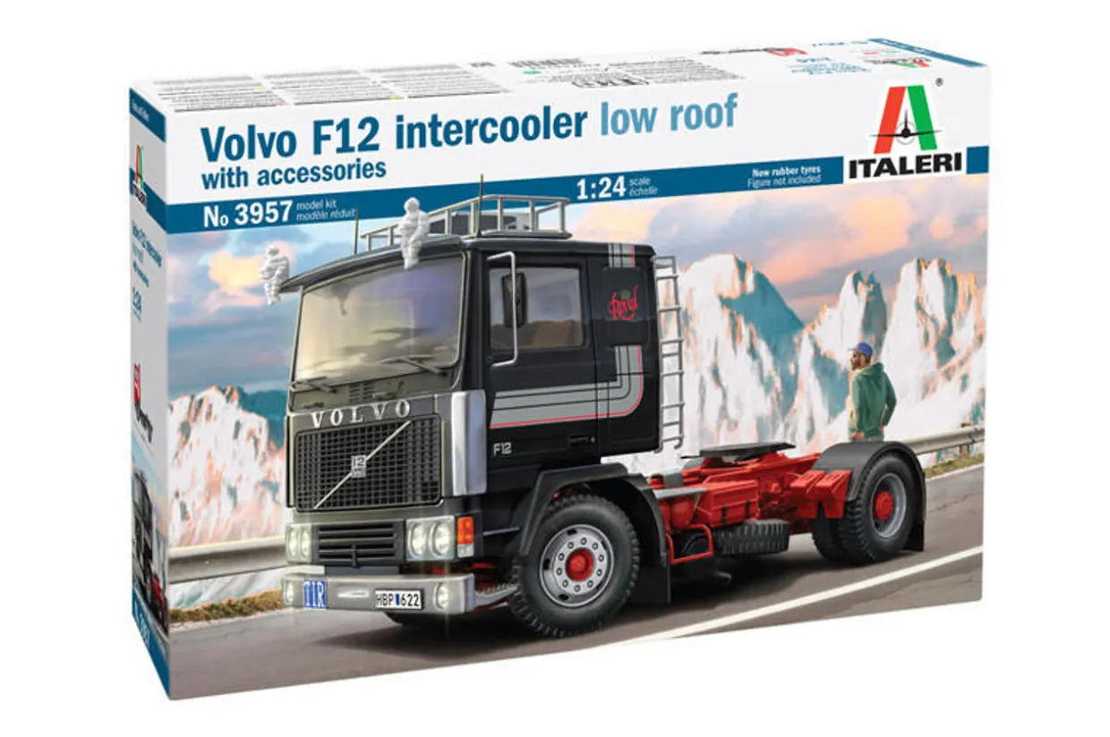 Italeri 1/24 Volvo F12 Intercooler Low Roof Model