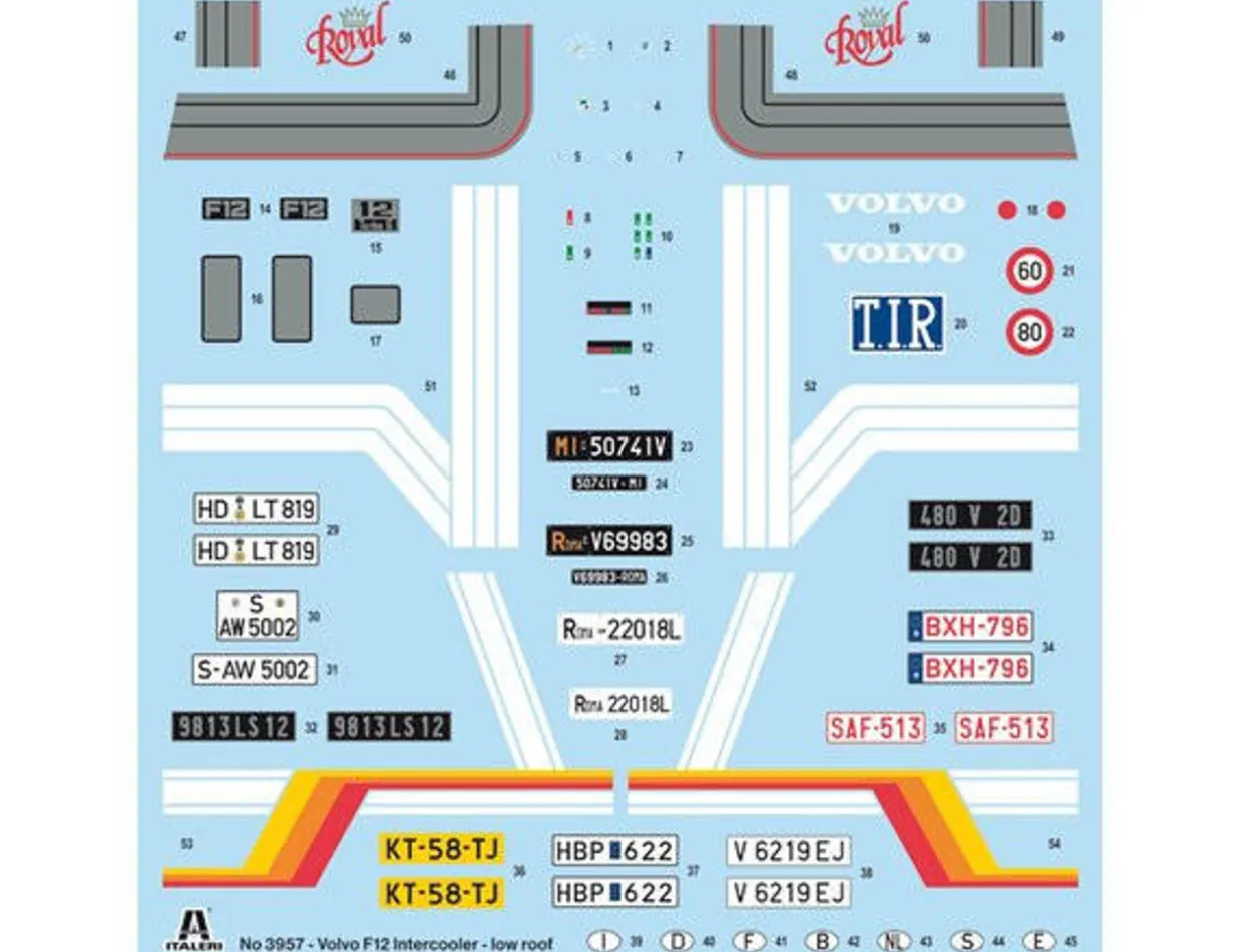 Italeri 1/24 Volvo F12 Intercooler Low Roof Model