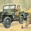 Italeri 1/35 Willys MB Jeep with Trailer