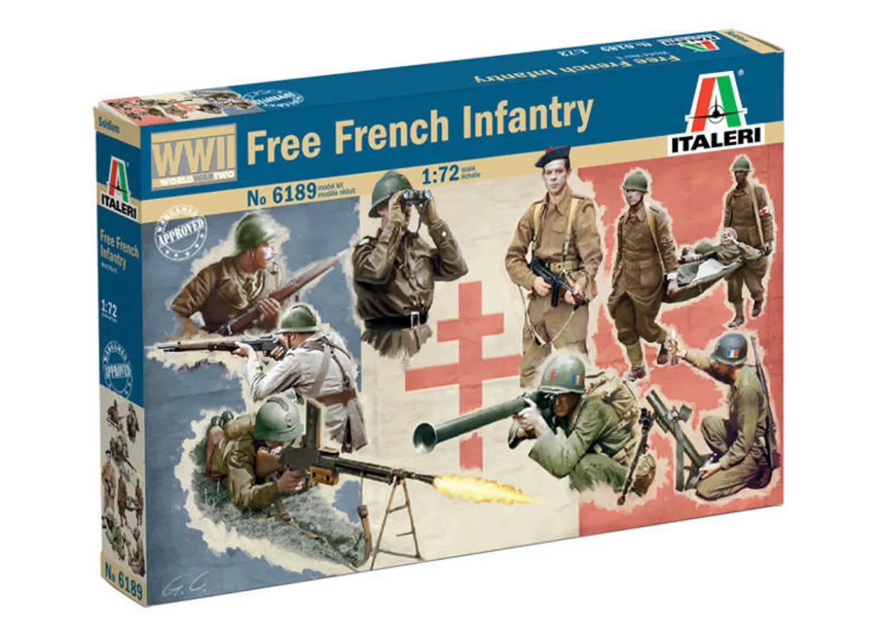 Italeri 1/72 WWII Free French Infantry