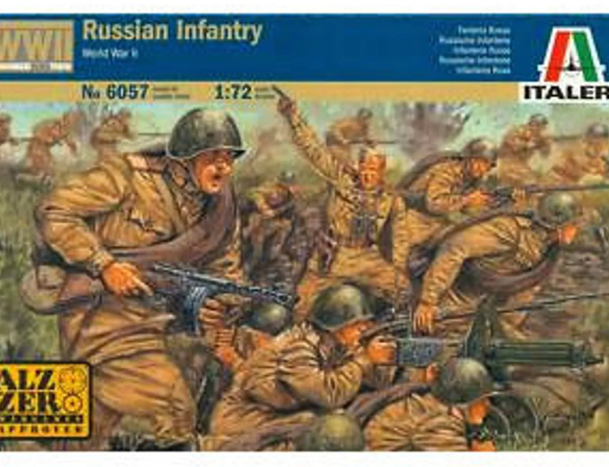 Italeri 1/72 WWII Russian Infantry