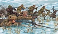 Italeri 1/72 WWII Russian Infantry in Winter Uniform