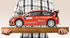 IXO 1/8 Citroen C4 WRC 2008 Red Diecast Model Kit