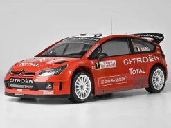 IXO 1/8 Citroen C4 WRC 2008 Red Diecast Model Kit