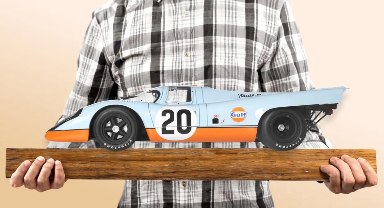 IXO 1/8 Porsche 917 KH #20 Gulf Livery Diecast Model Kit