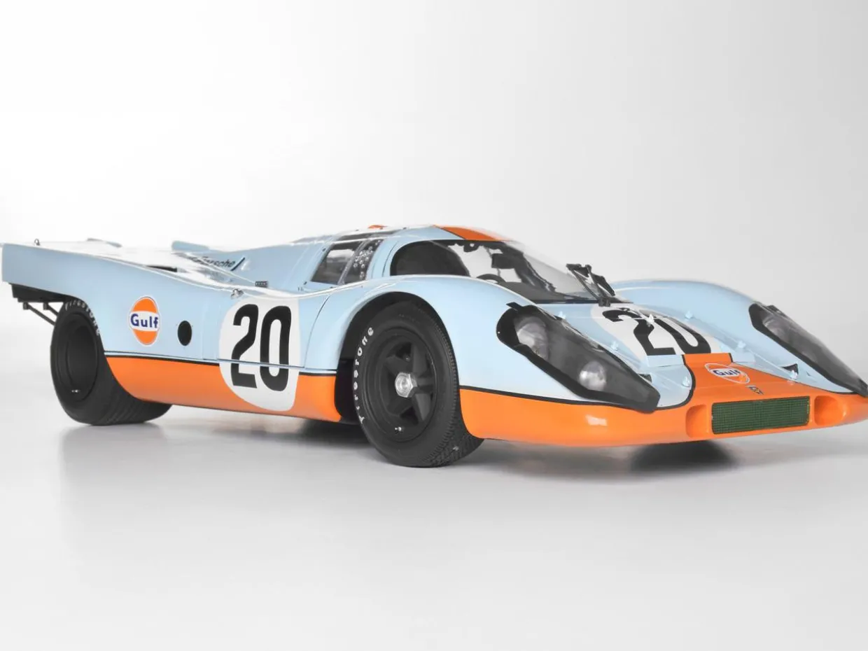 IXO 1/8 Porsche 917 KH #20 Gulf Livery Diecast Model Kit