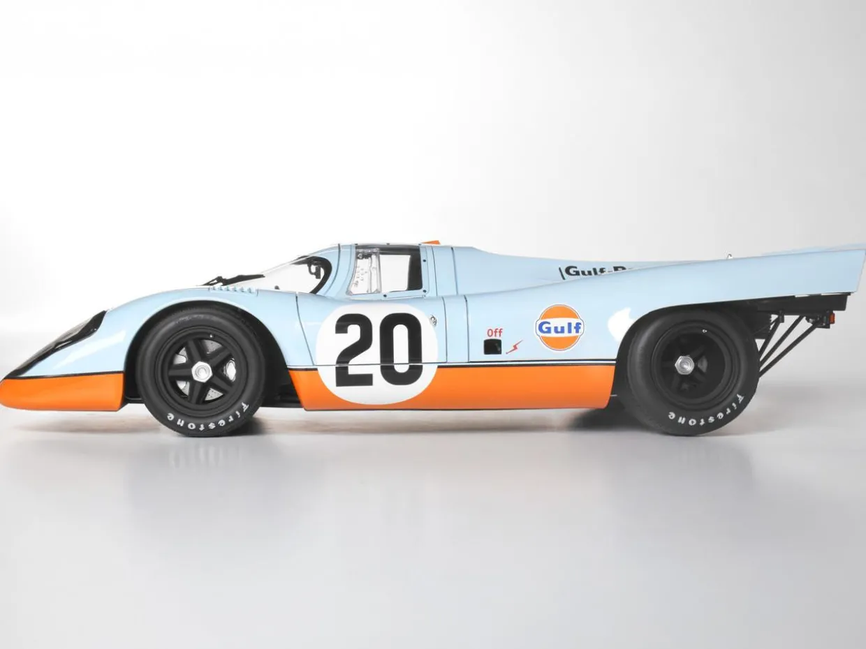 IXO 1/8 Porsche 917 KH #20 Gulf Livery Diecast Model Kit