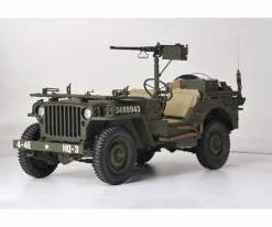 IXO 1/8 Willys Jeep with Trailer and ATG