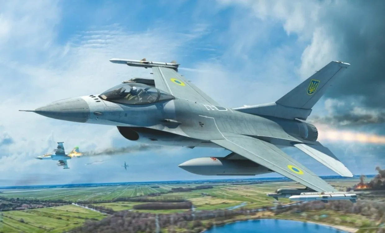 Kinetic 1/48 General-Dynamics F-16A MLU Ukraine Viper