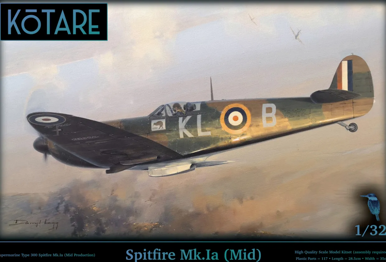 Kotare 1/32 Supermarine Spitfire Mk.Ia Mid Production Model Kit