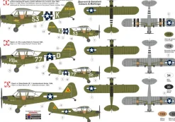 KPM 1/72 Piper L-4 Grasshopper with Bazookas Model Kit