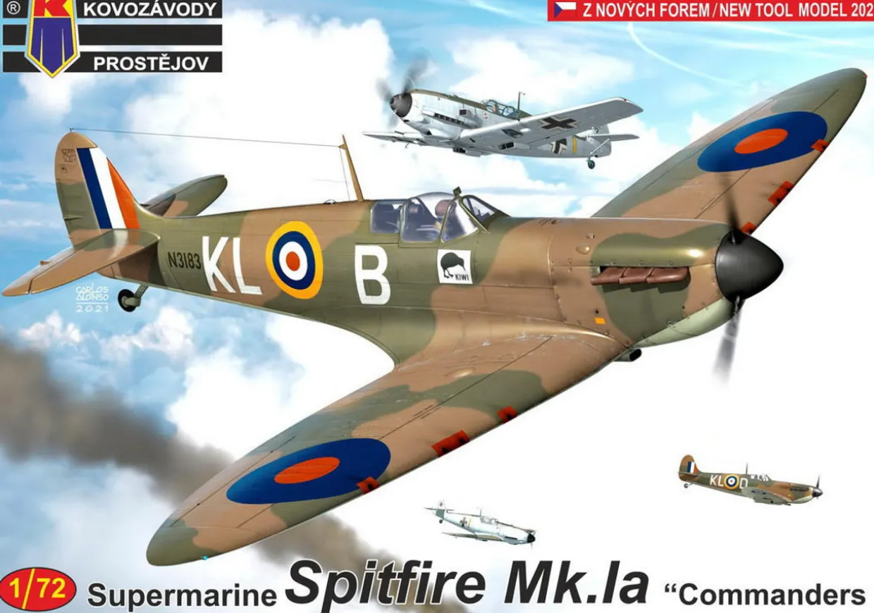 KPM 1/72 Supermarine Spitfire Mk.IA Commanders Model Kit