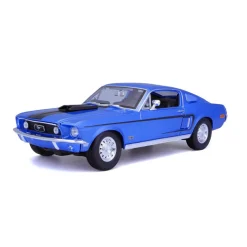 Maisto 1/18 1970 Ford Mustang Mach 1 - Blue Diecast Model