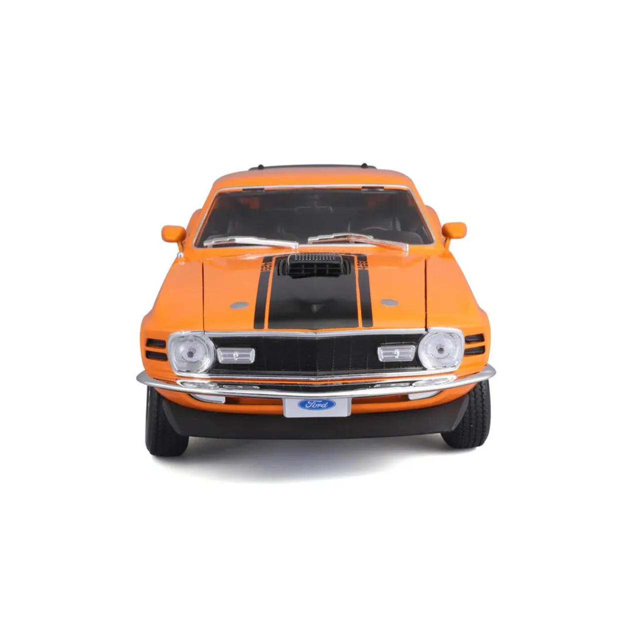 Maisto 1/18 1970 Ford Mustang Mach 1 - Orange Diecast Model